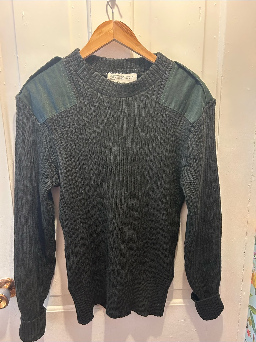 Vintage 1988 Canadian Forces Wool Commando Crewneck Sweater - Size 100 (40)